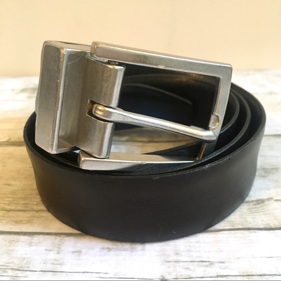 🔥3/$10 or 5/$15 SALE🔥 Men’s Belt Dark Brown Size 30 Silver Buckle - Picture 2 of 15